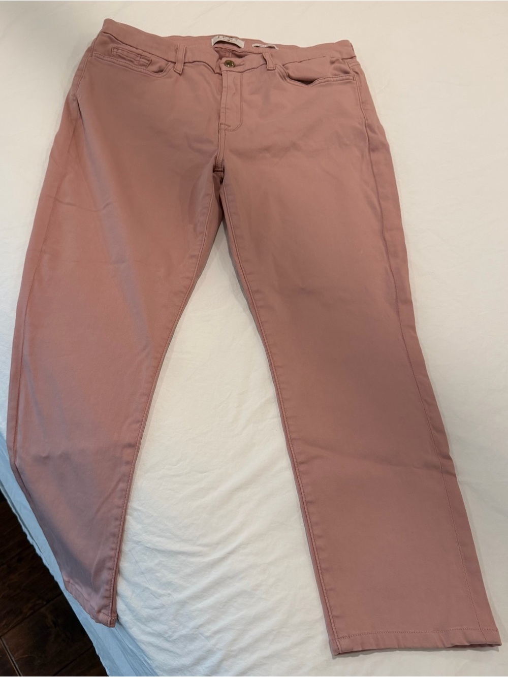 Jen 7 Ankle Skinny Pink Jeans Size 14